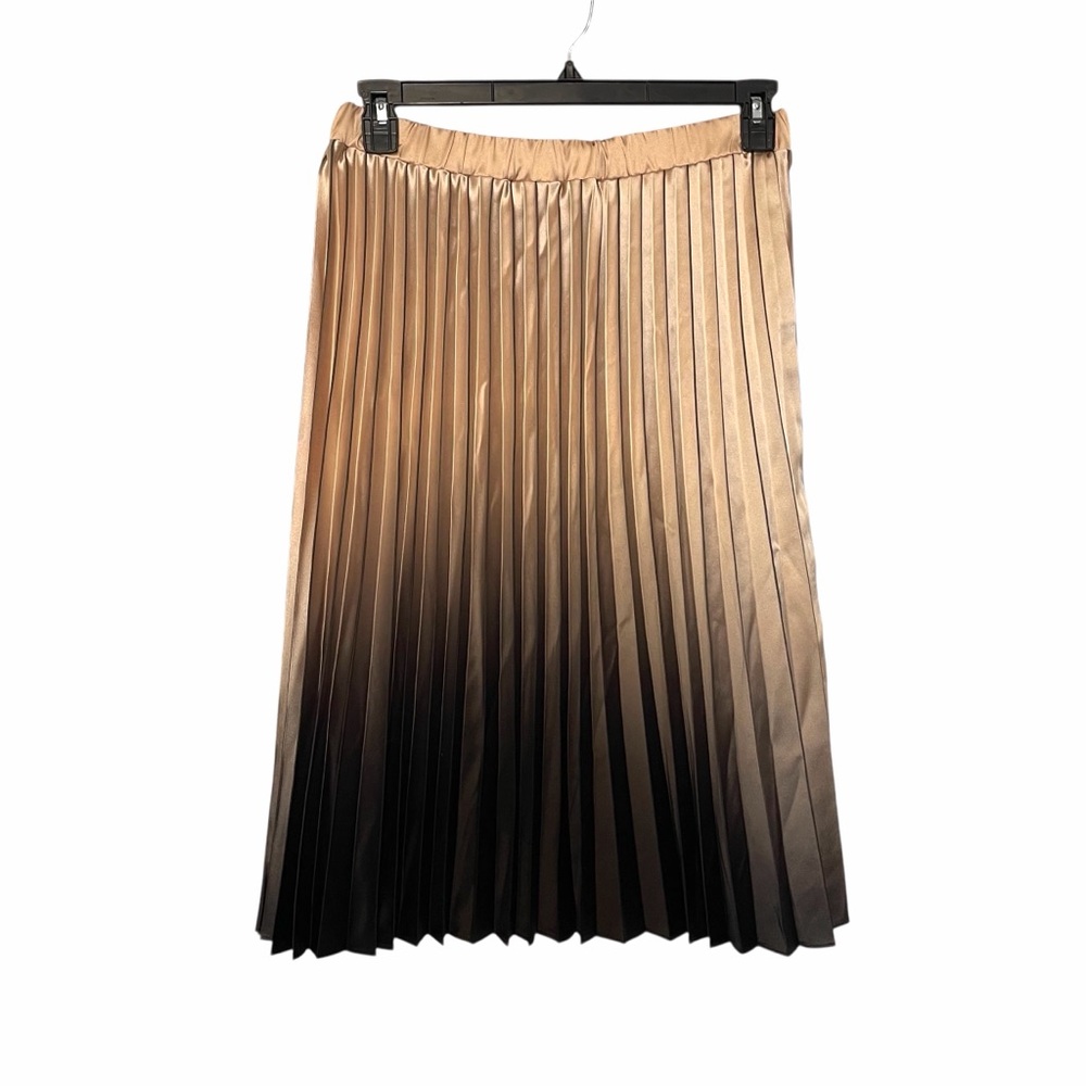 Rare Euro Les Compelli France Pleated Shimmer Skirt